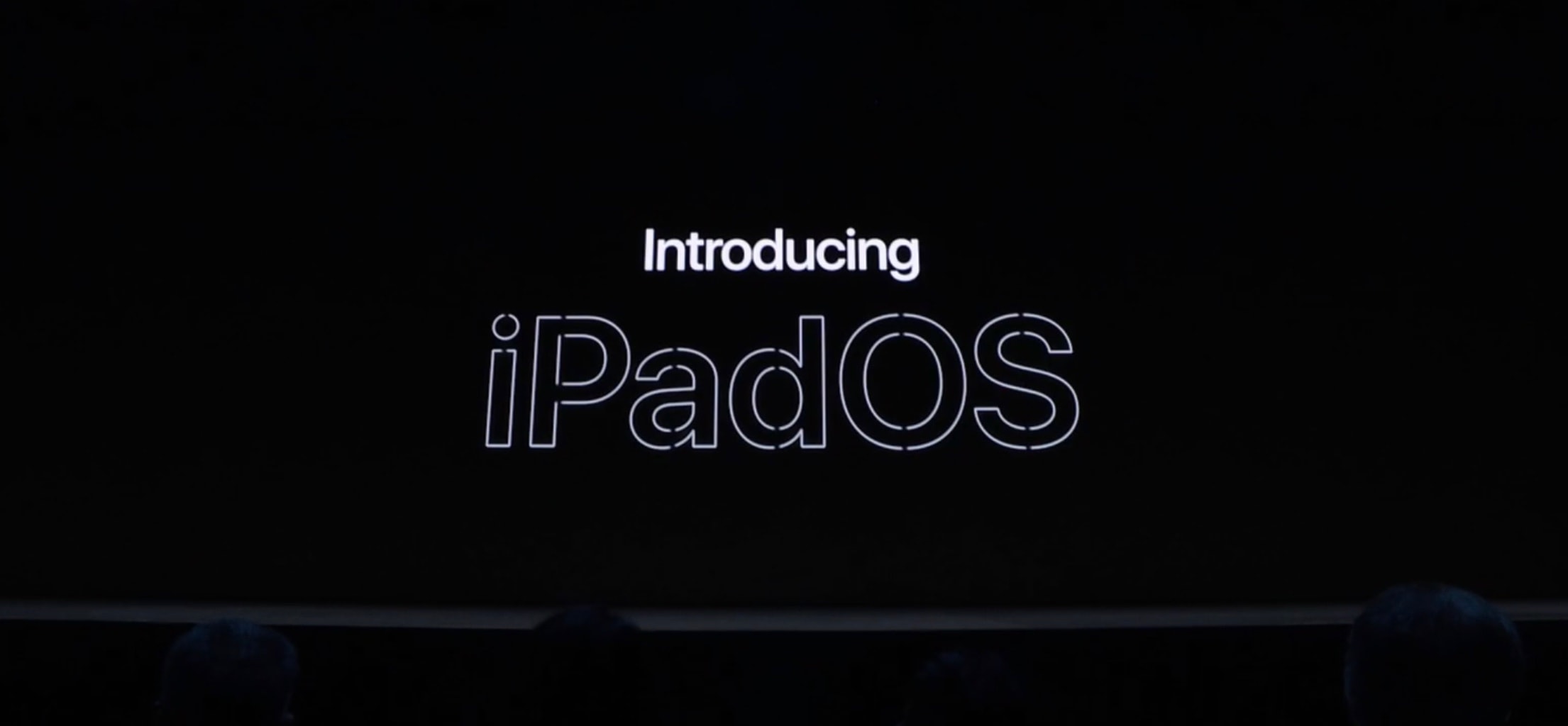 iPadOS is the new name of the tablet version of iOS.