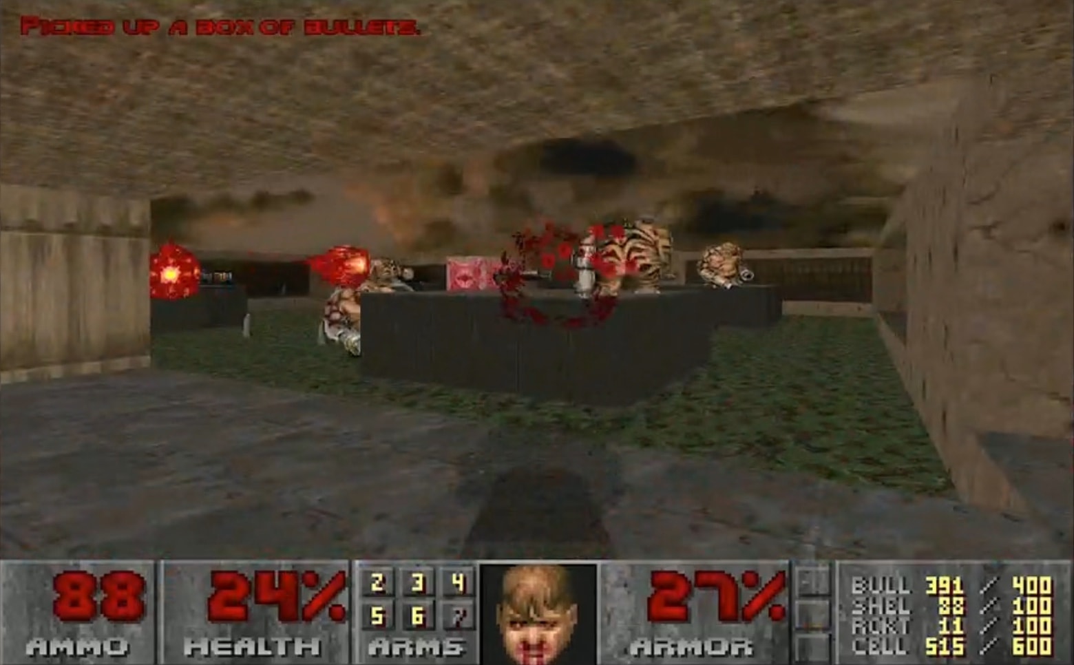 Doom II for iOS looks just like it did back in 1994.