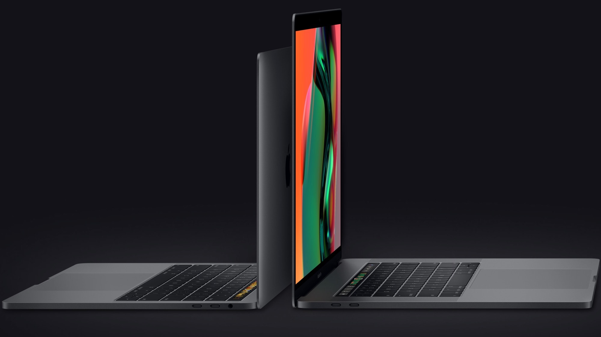 The MacBook Pro has a Touch Bar, and a better display.