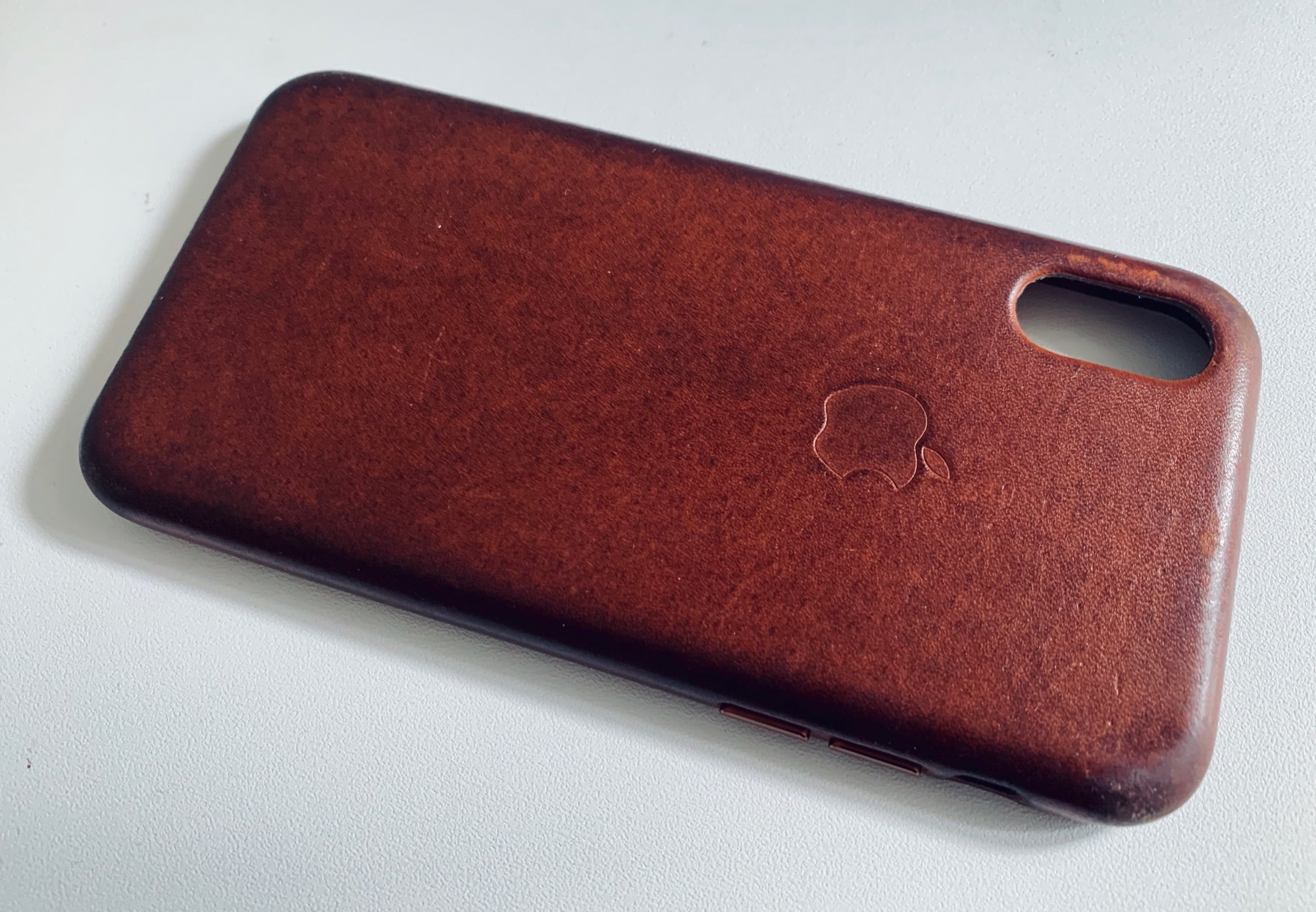 The brown and black leather cases are the only ones that get better with use.