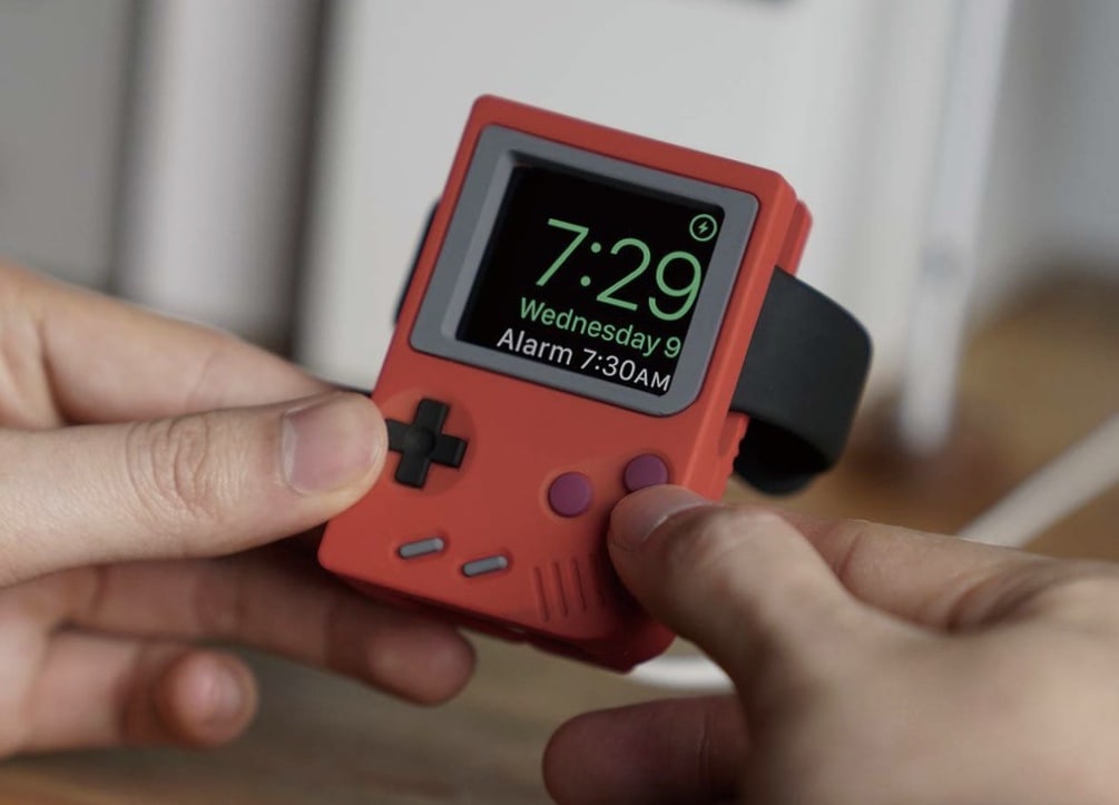 Elago-Apple-Watch-stand: Get that retro gaming look