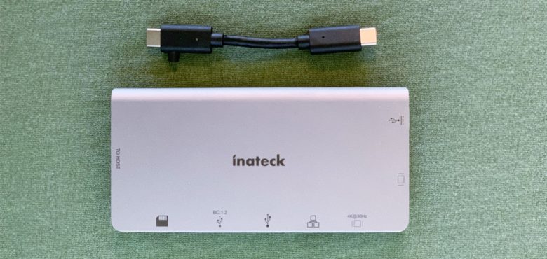 Inateck 8-in-1 USB-C Hub review: Never leave your USB-C cable behind. Inateck's hub has a slot to store a travel cable