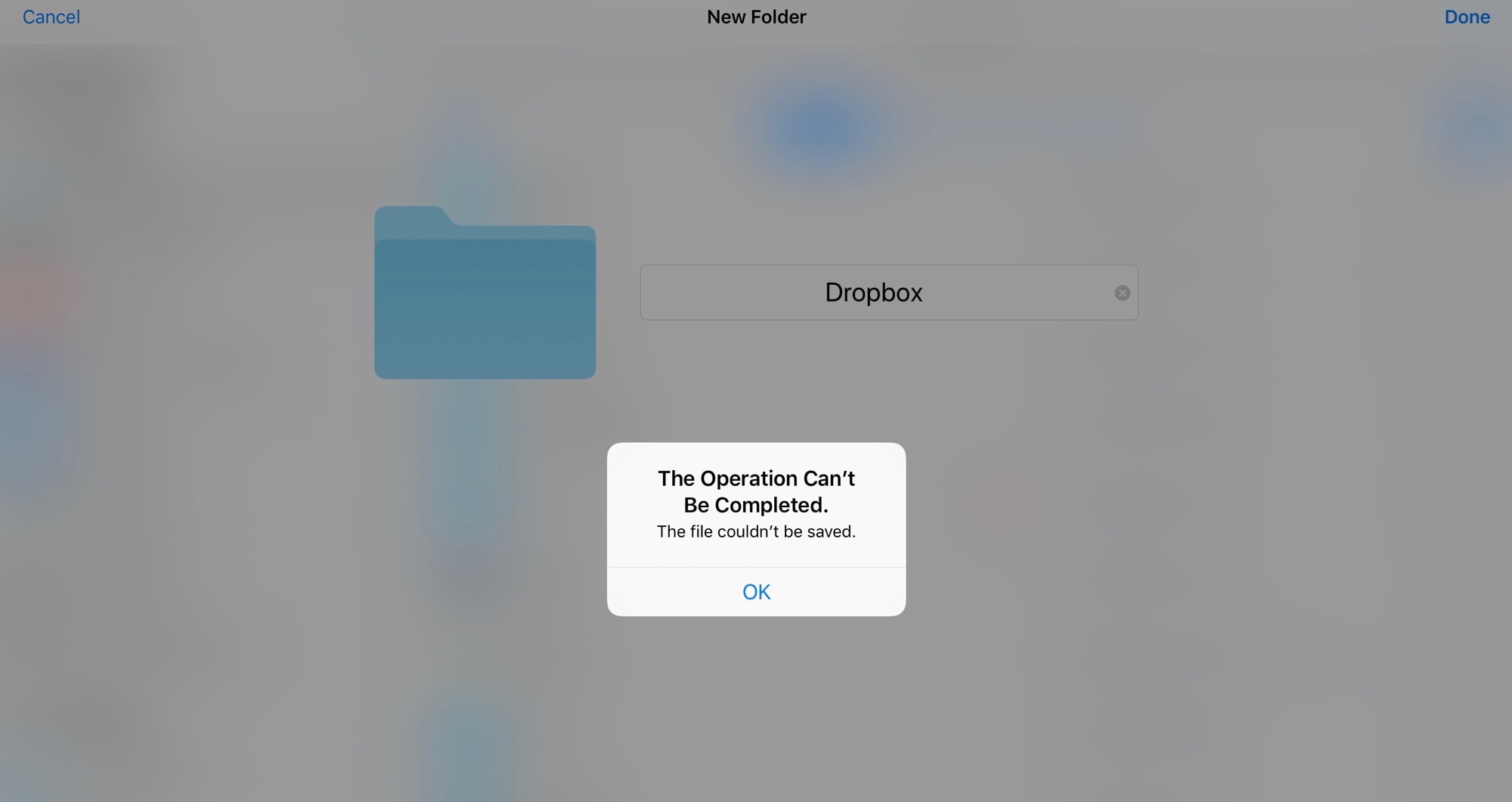 Don't even bother trying to create a Dropbox folder in iCloud Drive.