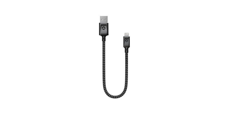 Nomad 0.3M Lightning Cable: This super-short charging cable is tough and low-profile, perfect for tossing into a bag for the long haul
