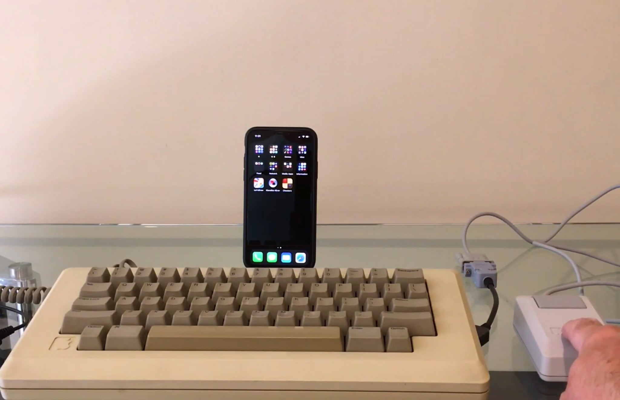 iPhone X Mac keyboard