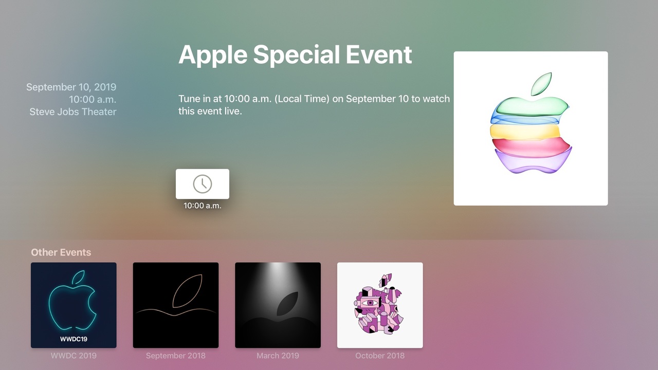 Apple Events app