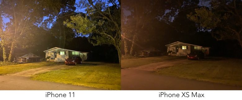 iPhone 11 Night Mode vs iPhone XS Max: Night Mode lets the iPhone 11 take amazing low-light pictures.