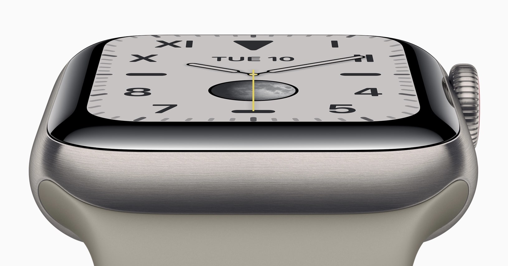 The titanium Apple Watch Series 5 looks terrific