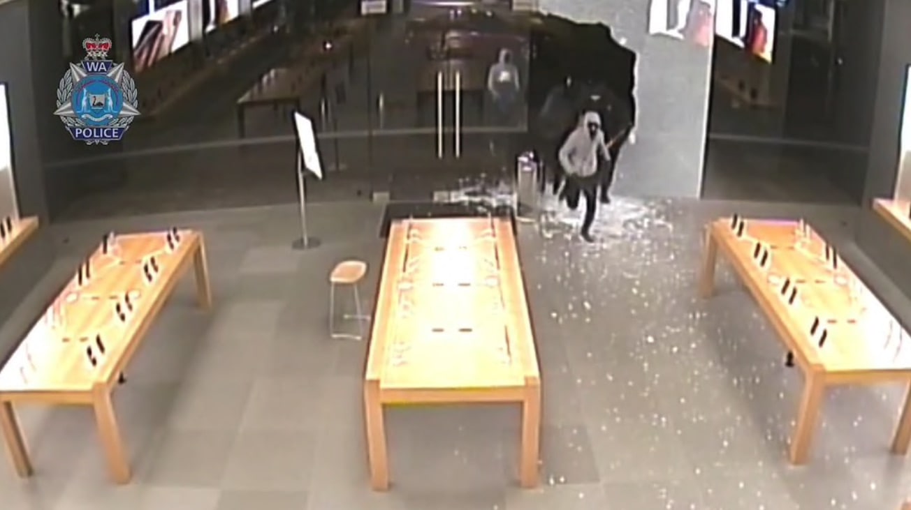 Apple Store Perth robbery