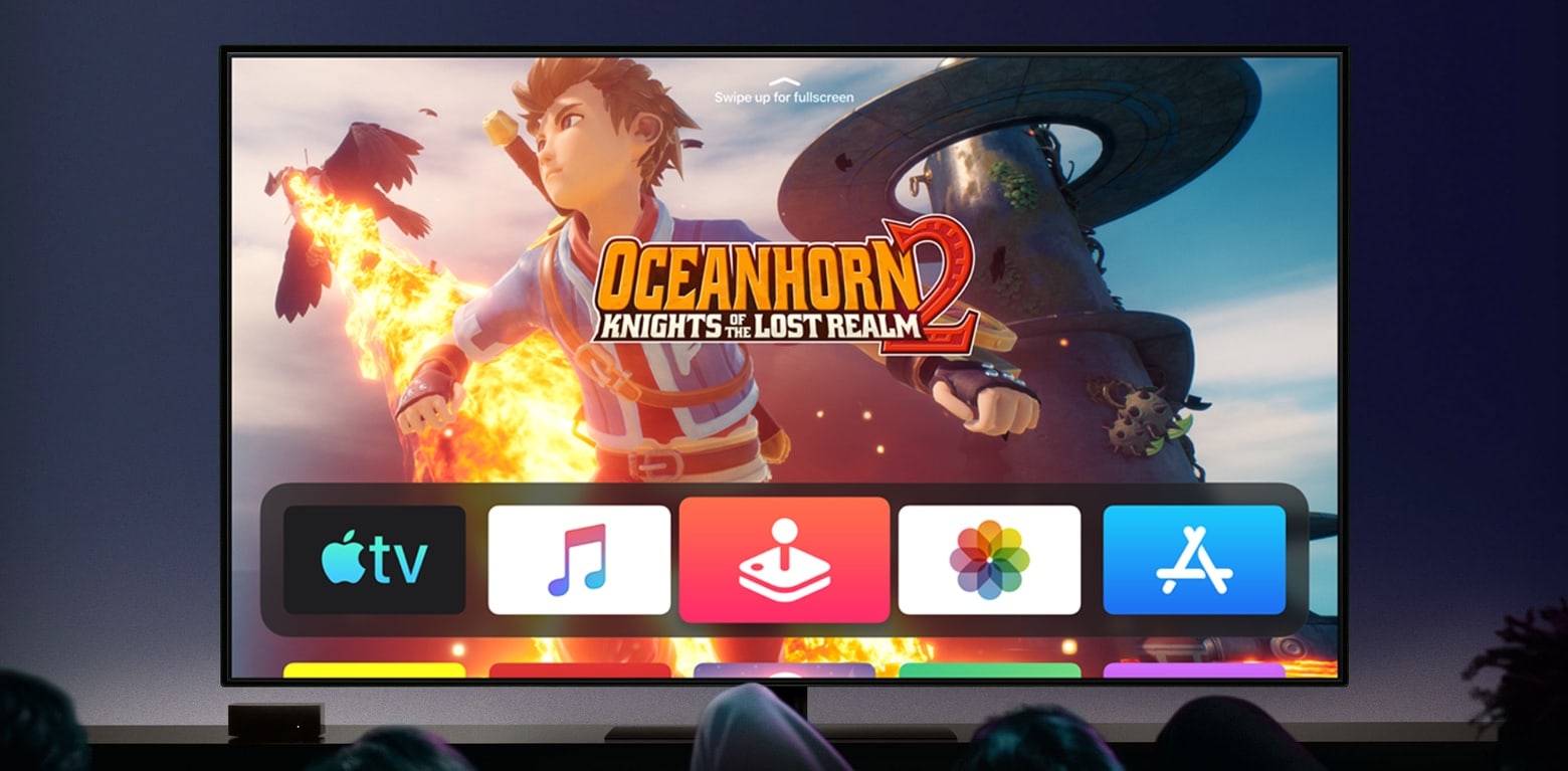 Oceanhorn 2 on Apple TV through Apple Arcade