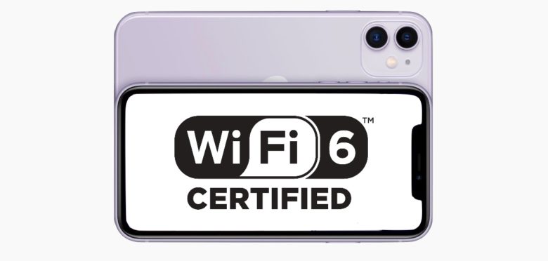 iPhone 11 with Wi-Fi 6