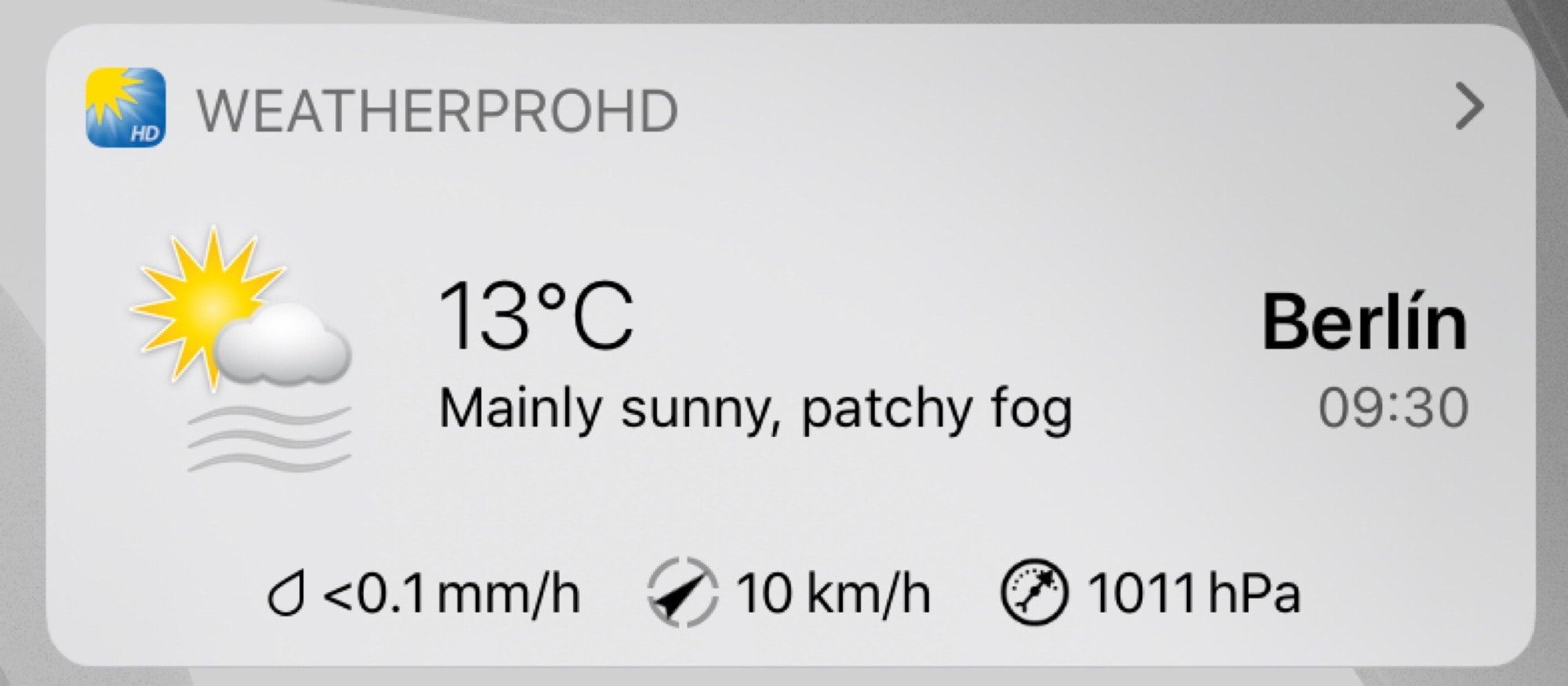 weather pro iPadOS widget