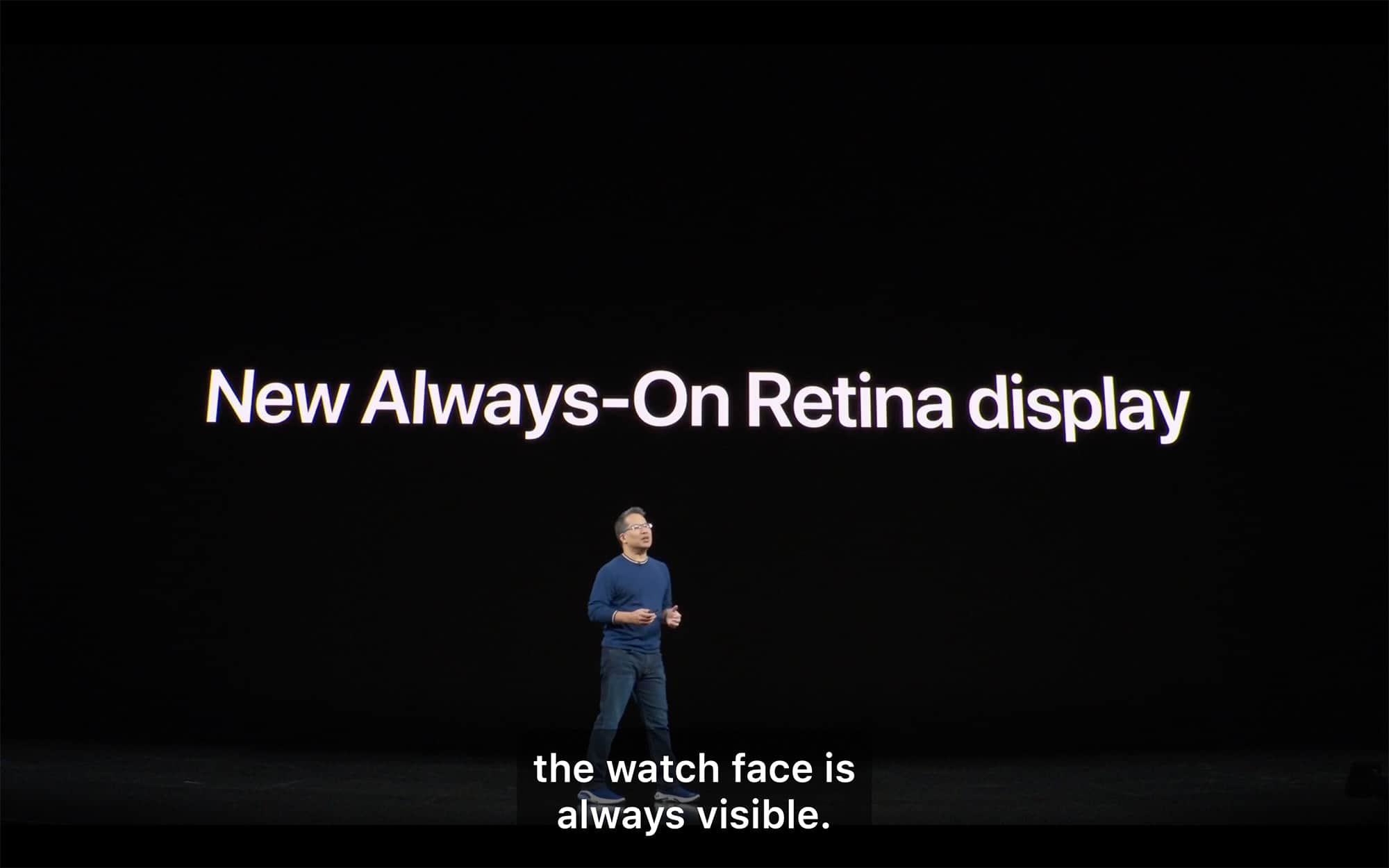 Apple Watch gets an always-on Retina display. Finally.