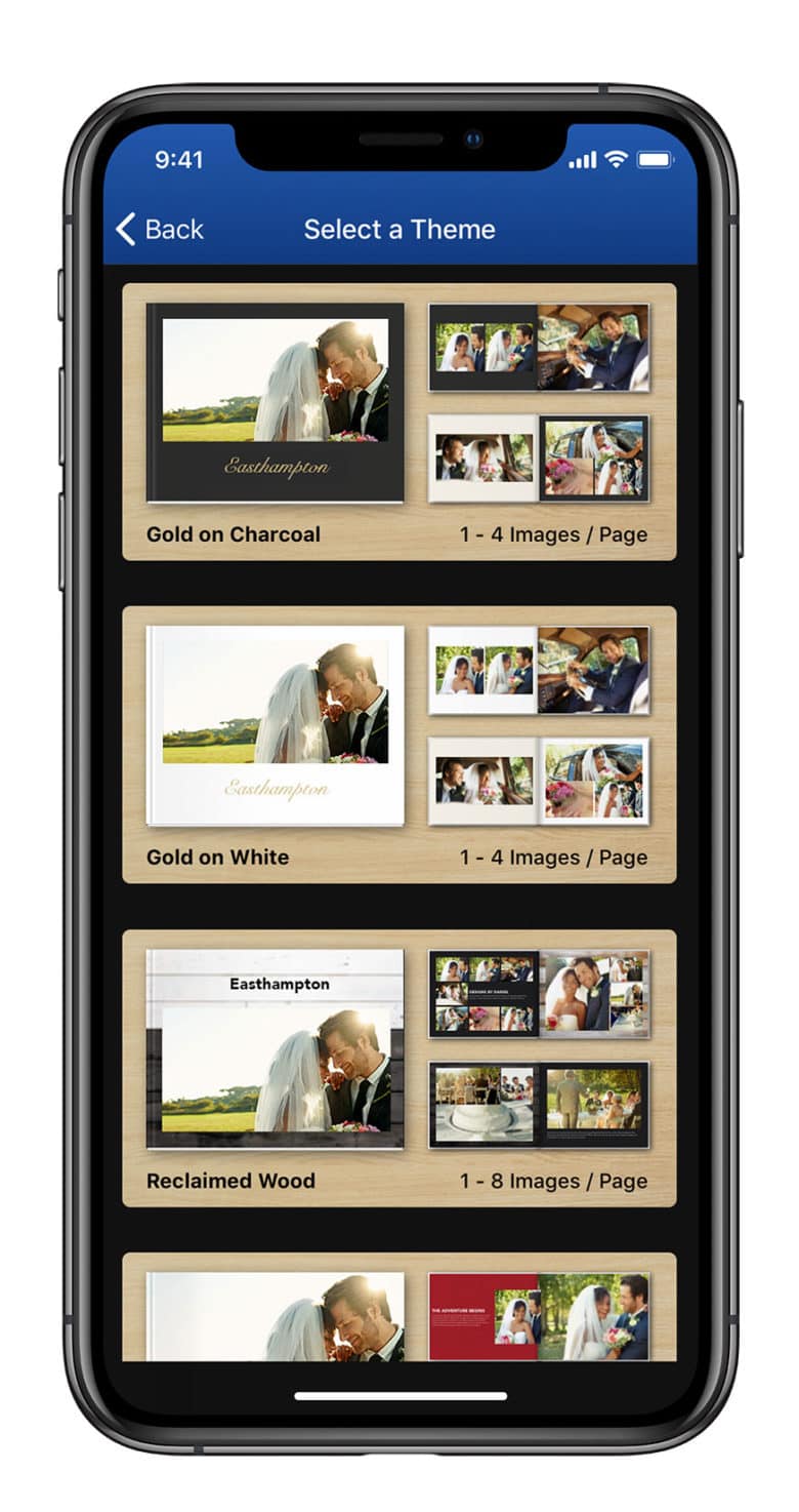 Motif iOS app for photo books