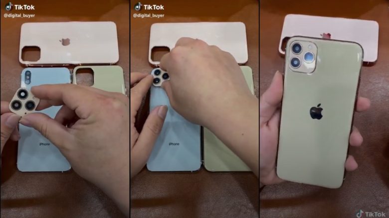 iPhone XS case simulates iPhone 11 Pro