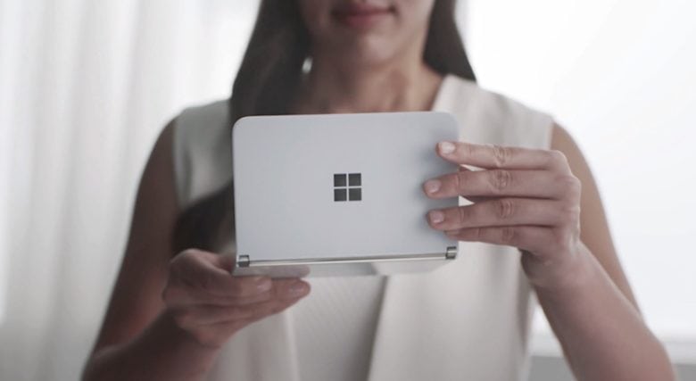Microsoft Surface Neo in hand