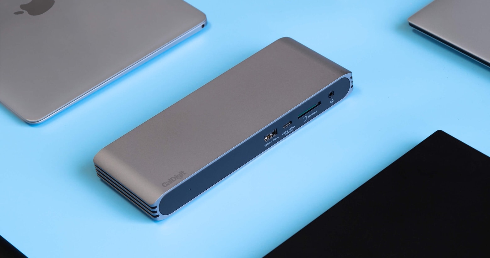 CalDigit Pro Dock with MacBooks