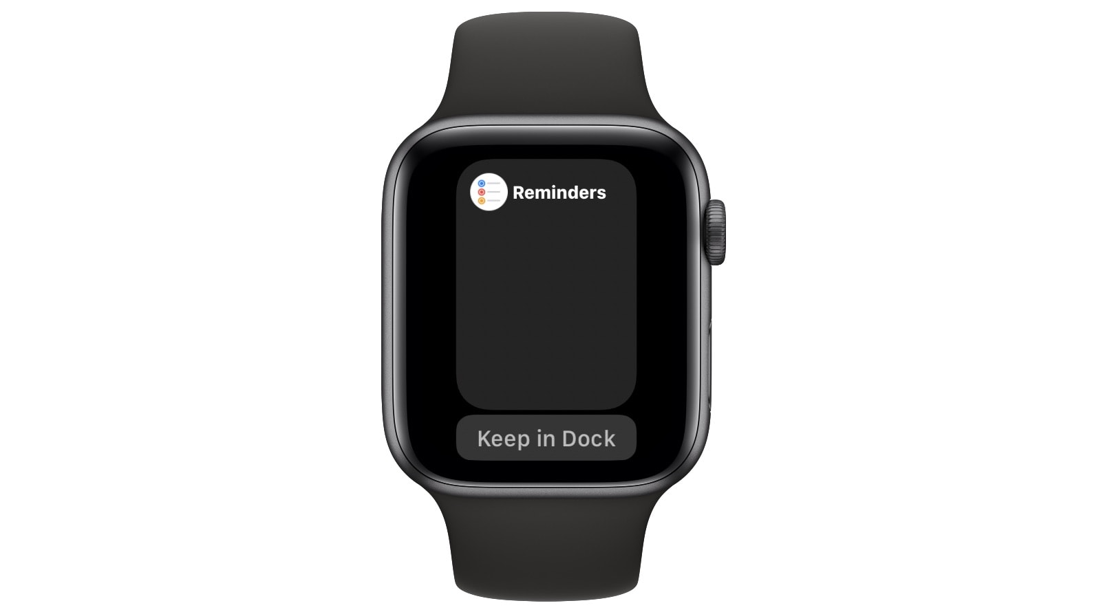 You also can add apps to the Dock on your Apple Watch. 