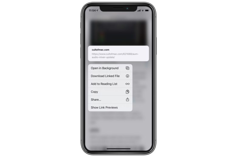Menu Disable Ios How to disable iOS 13's link previews | Cult of Mac