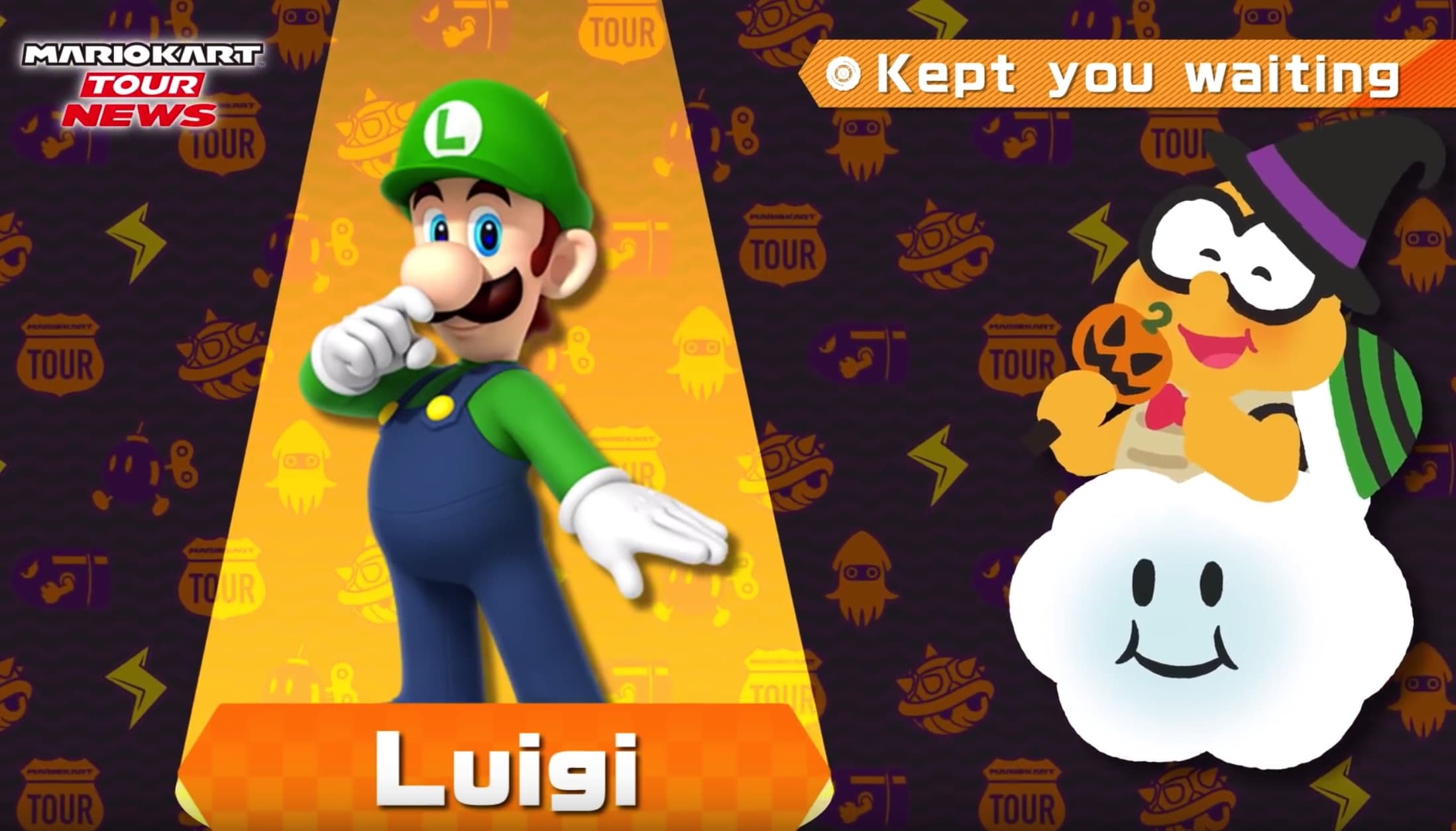 Mario Kart Tour's Halloween update brings Luigi to the party