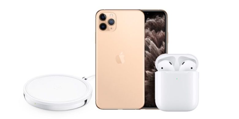 Win a brand new iPhone 11, AirPods, and Belking wireless charging pad.