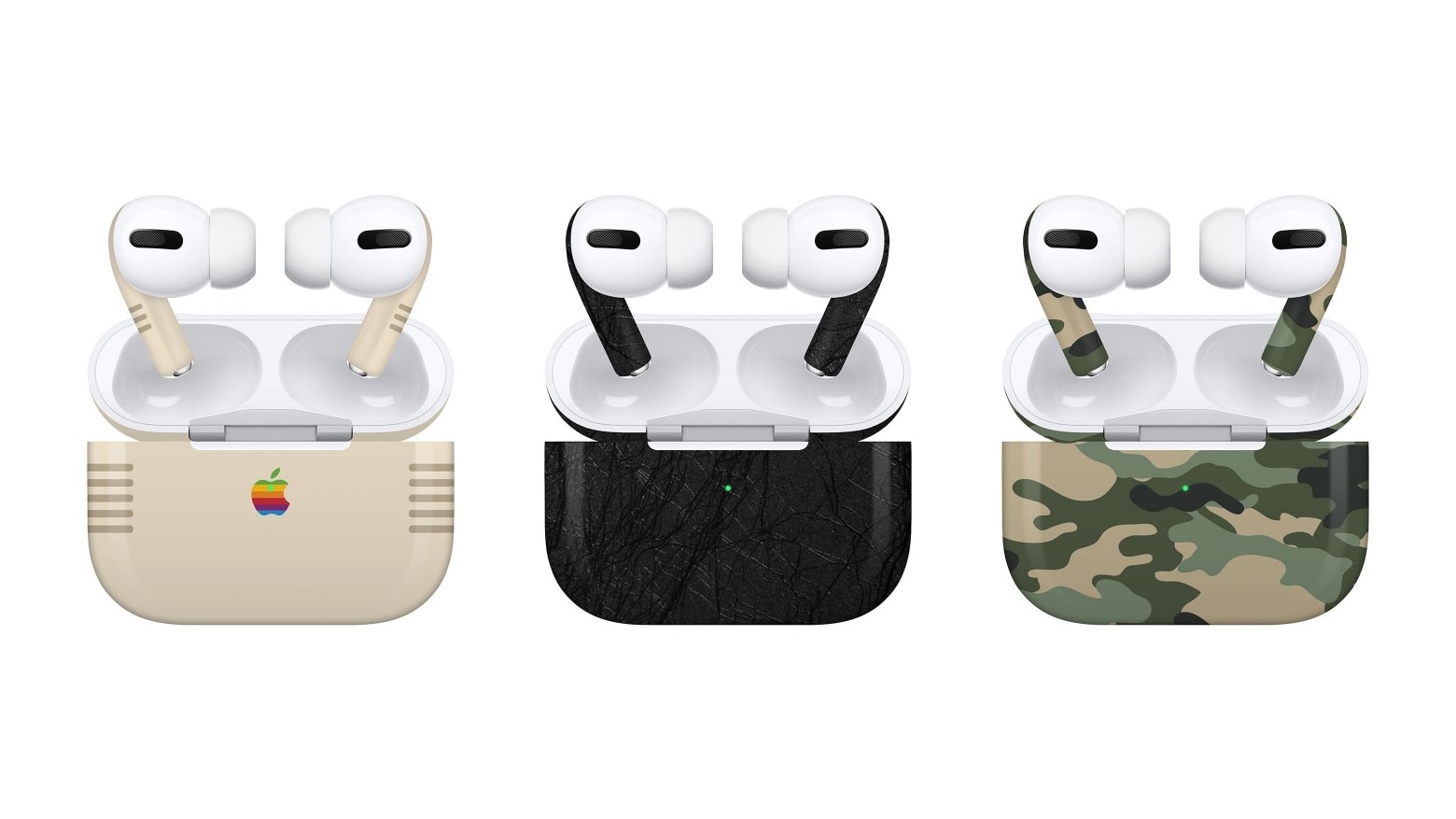 Pen pal tense traffic Slickwraps Skins bring style to plain AirPods Pro | Cult of Mac