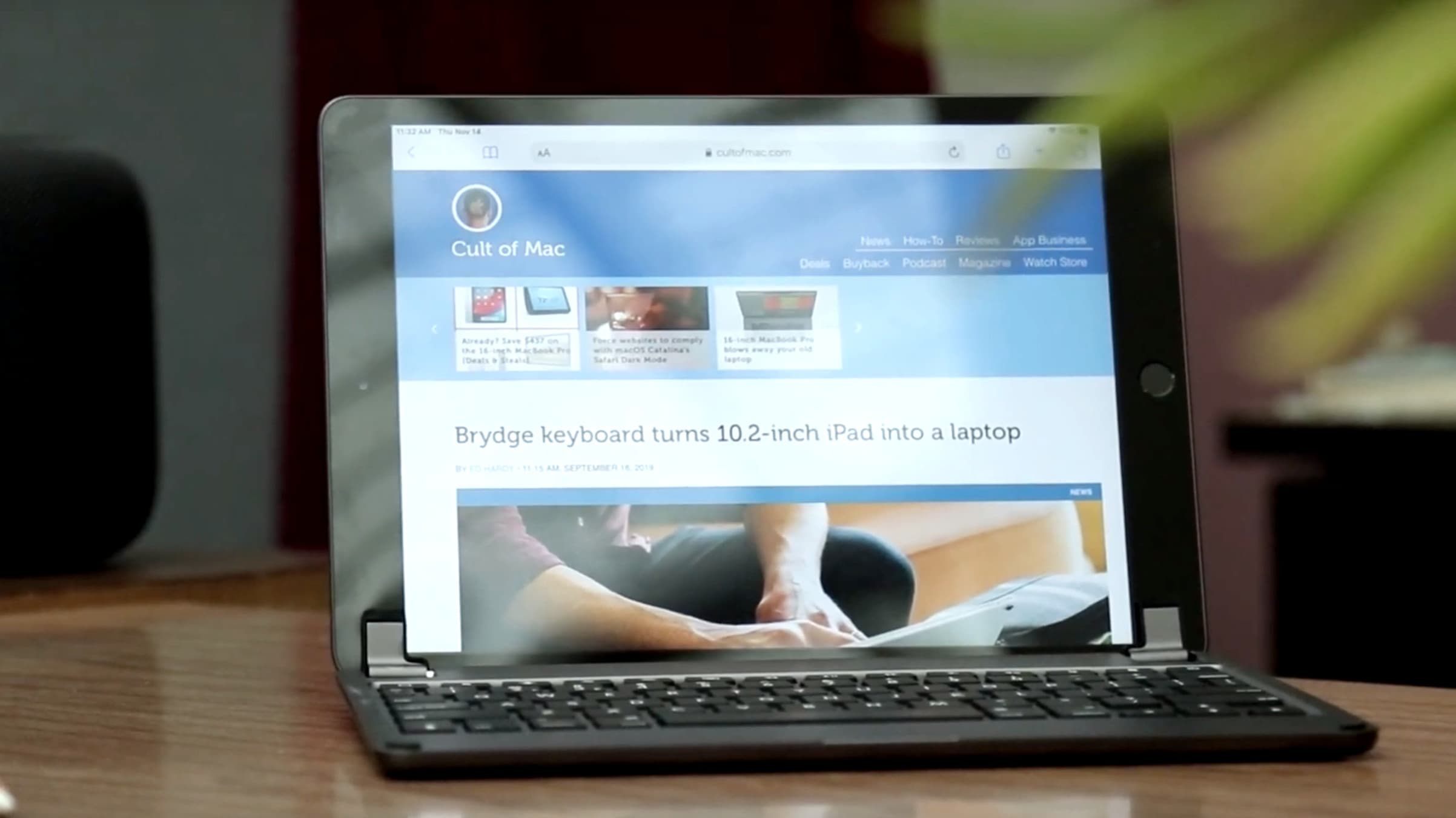 The Brydge Keyboard on the 10.2 iPad