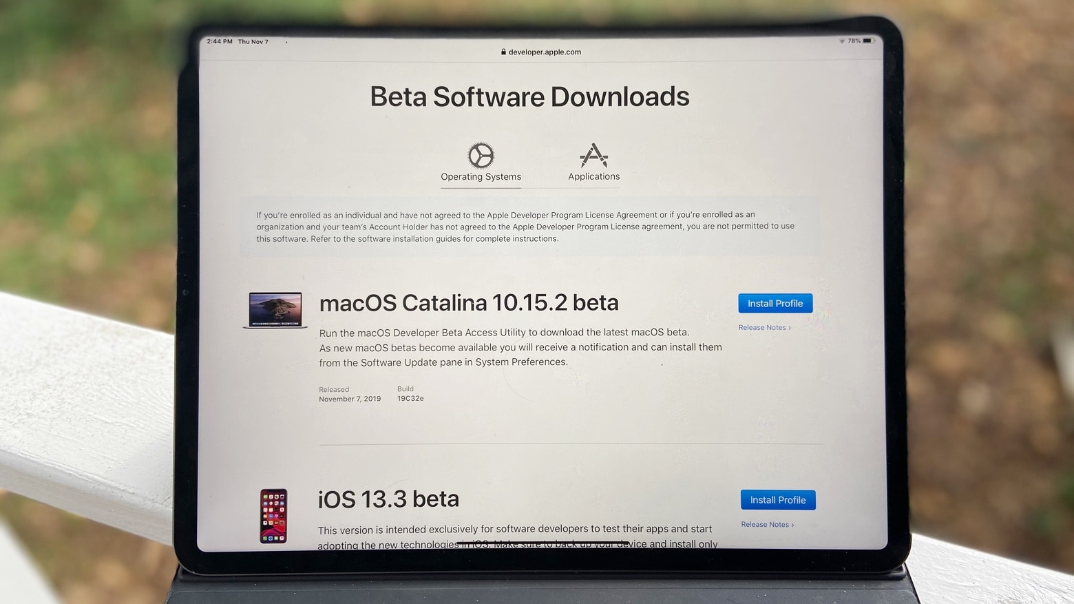 macOS Catalina 10.15.2 beta available for developers