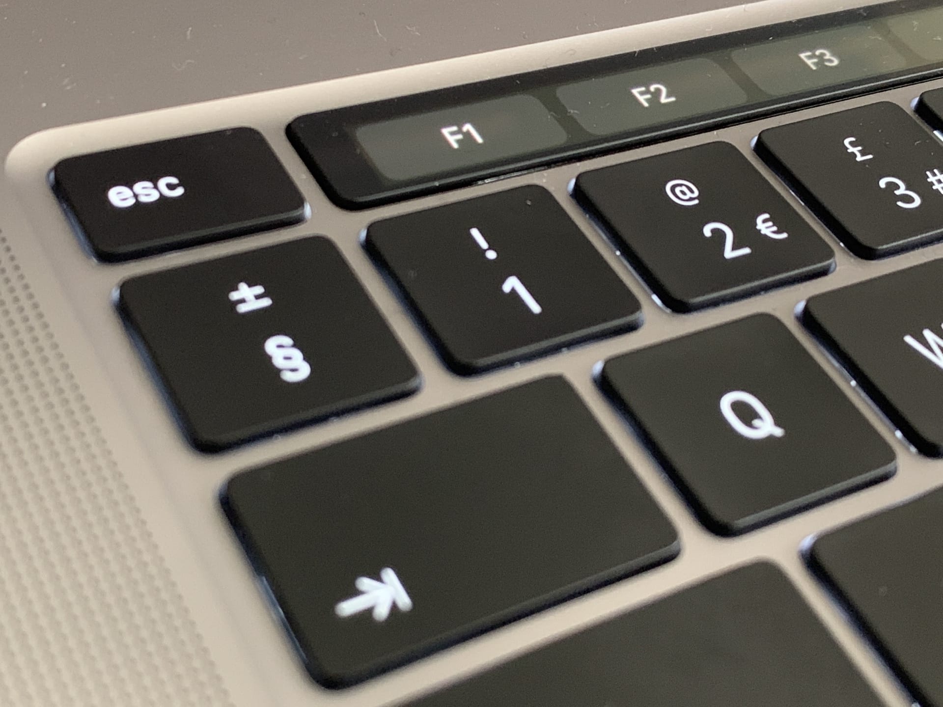 You can turn the Touch Bar into a row of permanent function keys, if you like. 