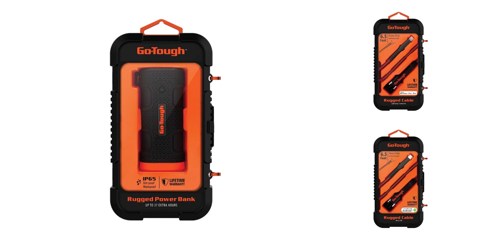 Score reinforced Go-Tough power banks and cables to travel-proof power for your devices.