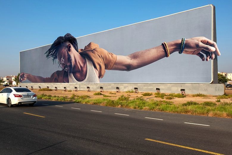 Spot the difference: Here's the AirPods Pro billboard before