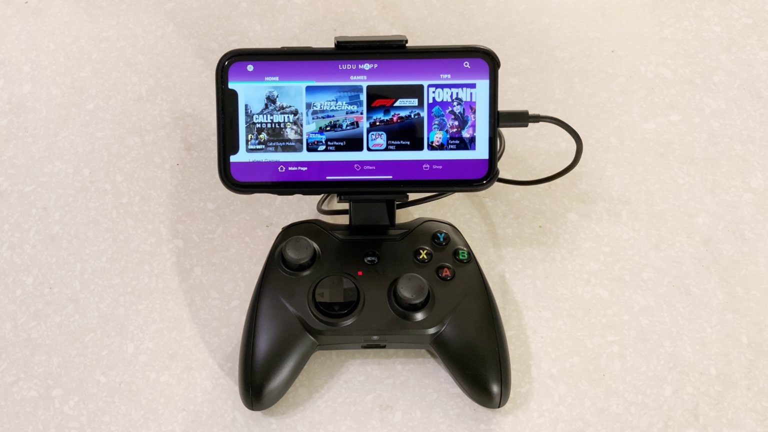 Rotor Riot Wired Game Controller plays well with Apple Arcade.