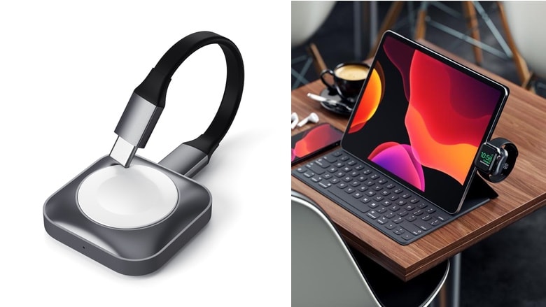 Satechi USB-C Magnetic Charging Dock with iPad Pro