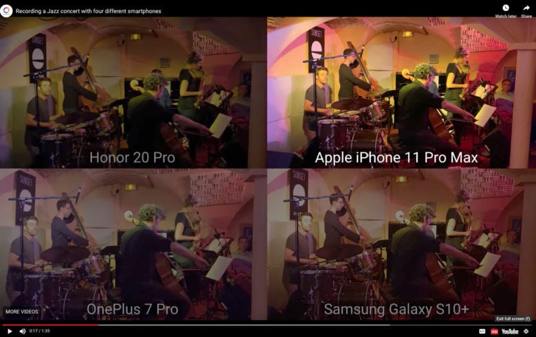 DxOMark tests the audio tech on four smartphones