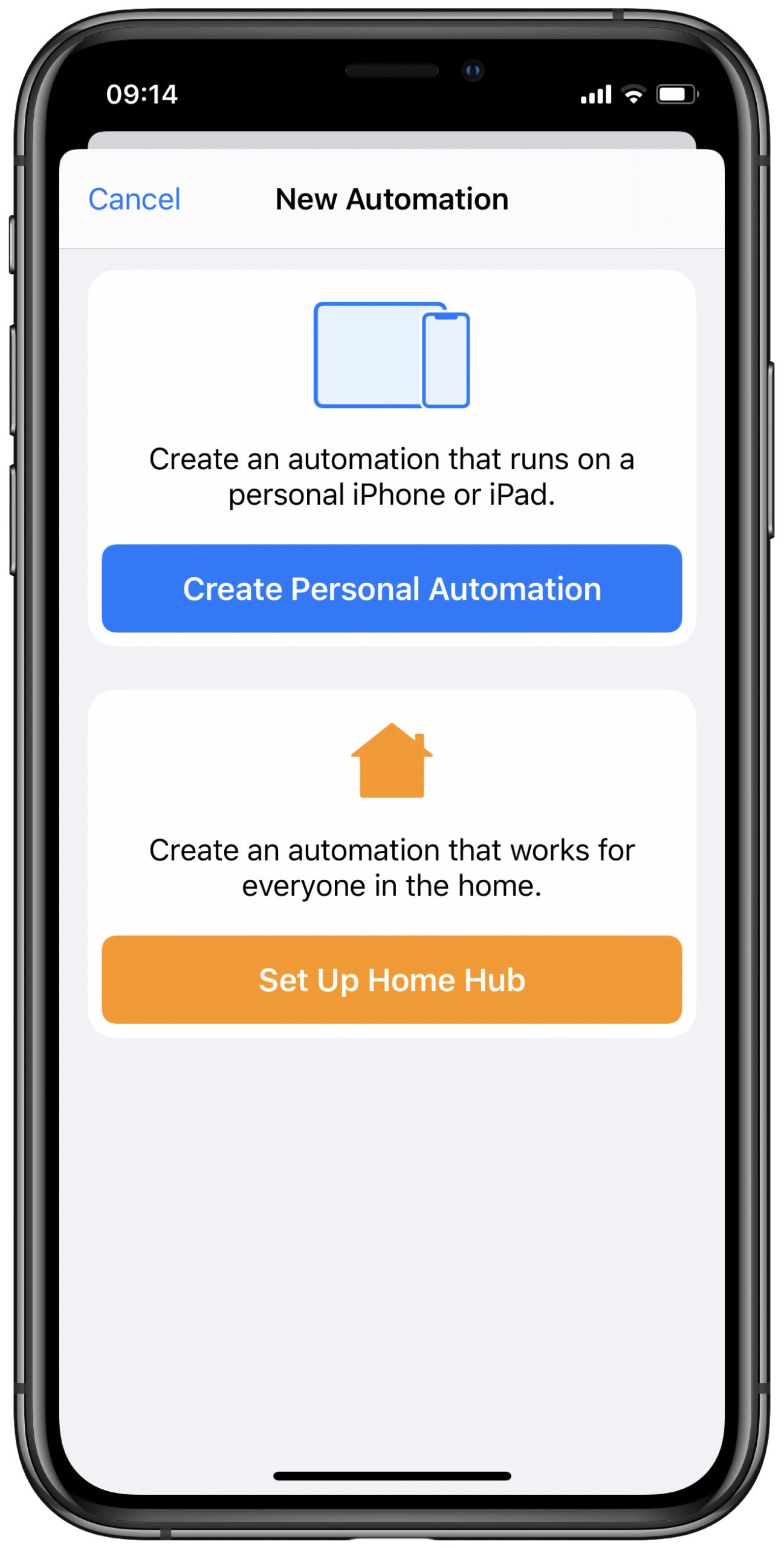 Create automations on your iPhone. 