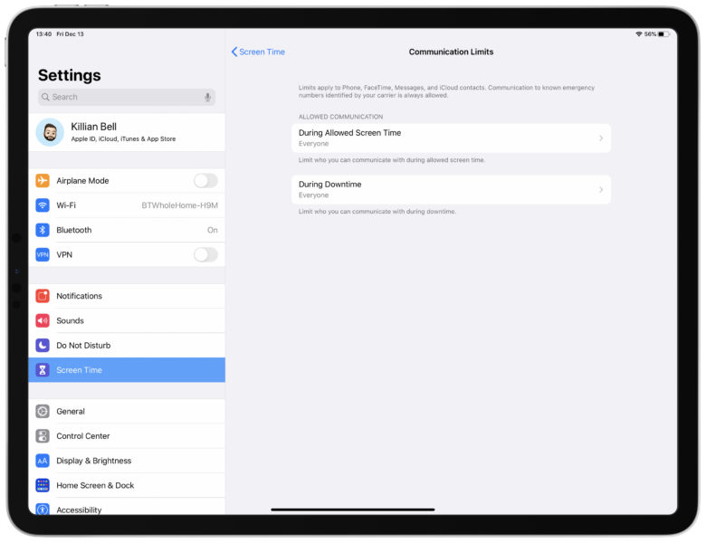 iOS-13-Communication-Limits