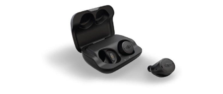 Nuheara IQBuds2 Max with charging case