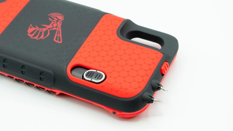 Yellow Jacket stun gun case for iPhone XS and iPhone X