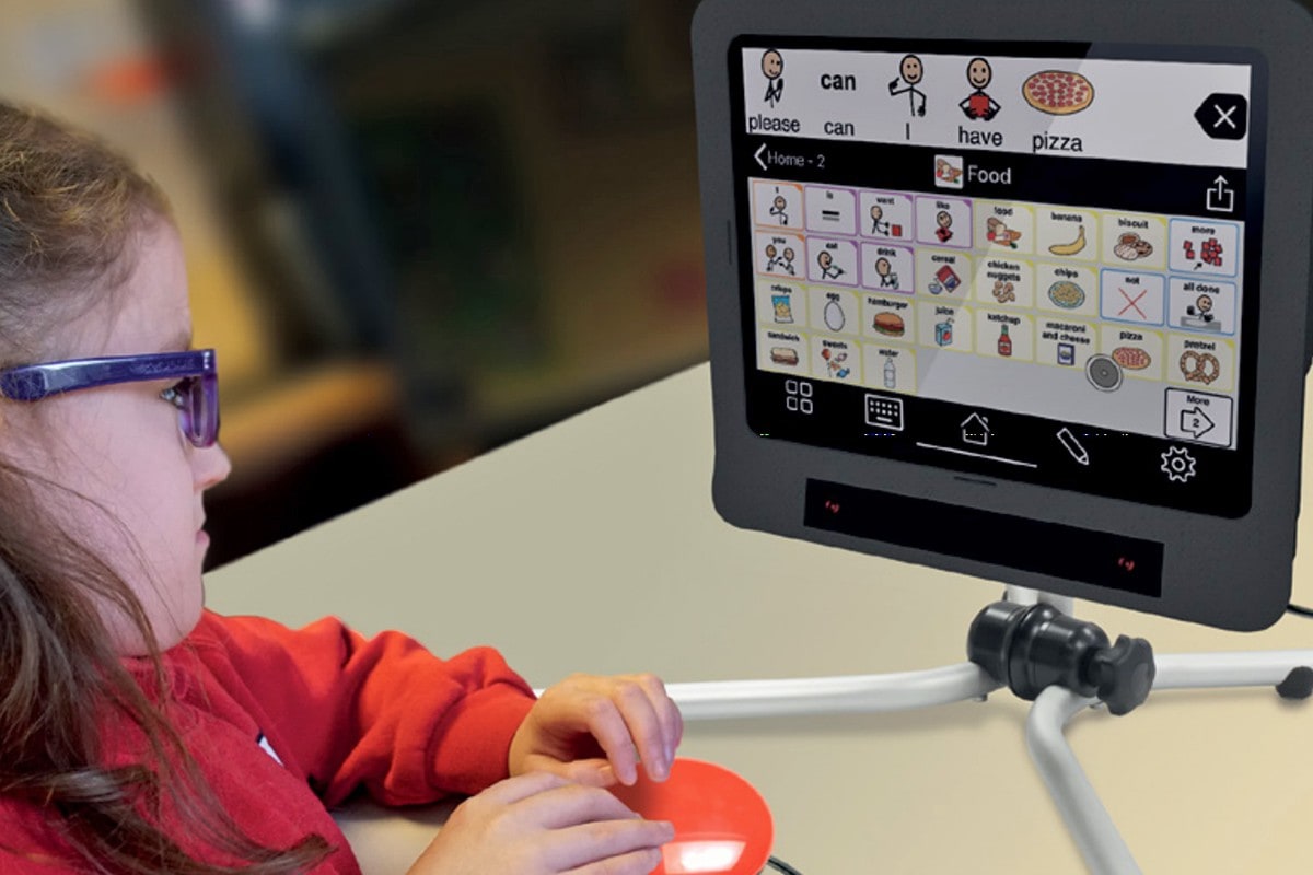 Skyle is an iPad Pro accessory that lets you navigate using eyetracking