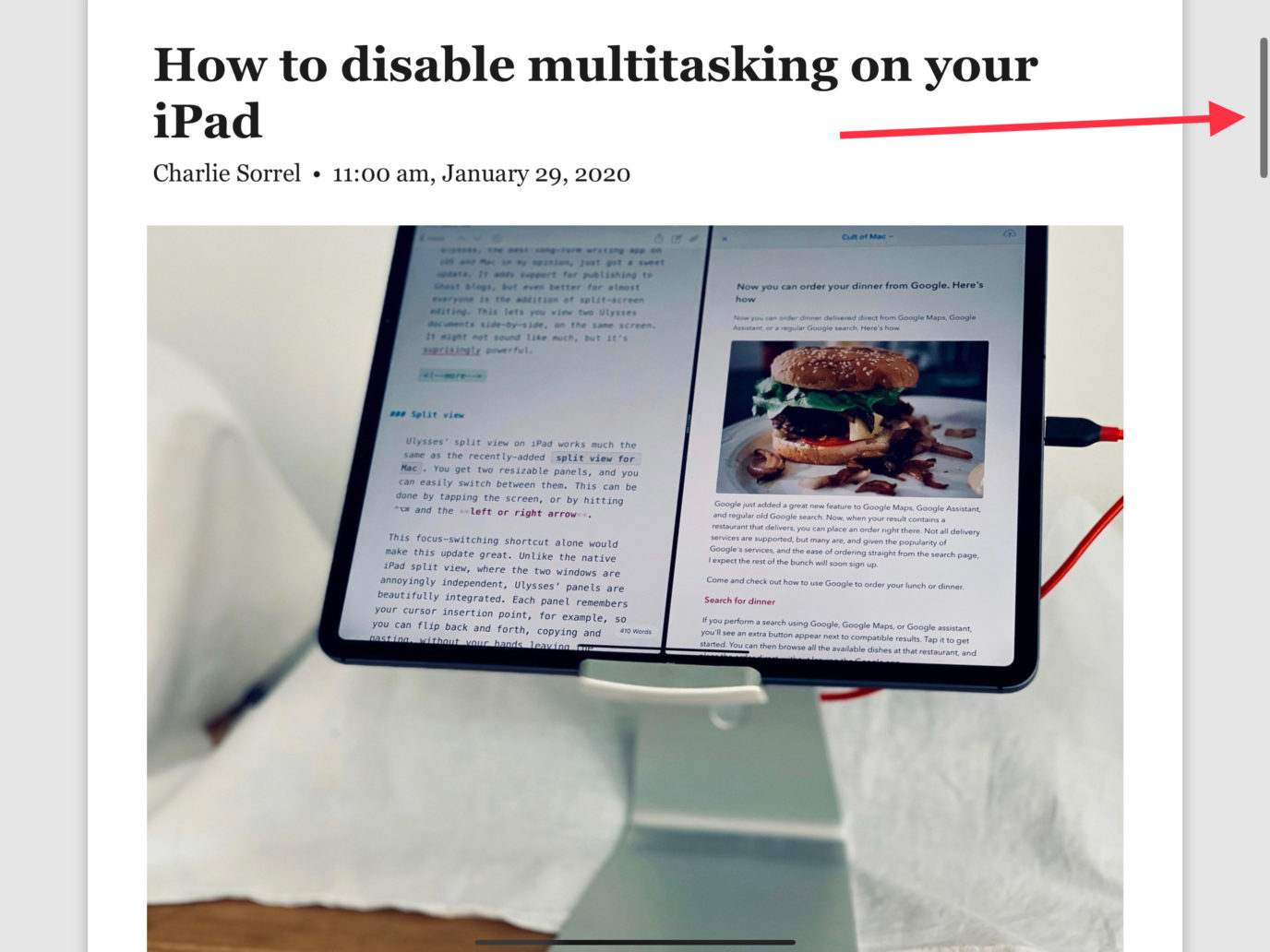 How to use scrollbar scrubbing on iPadOS and iOS 13 Cult of Mac