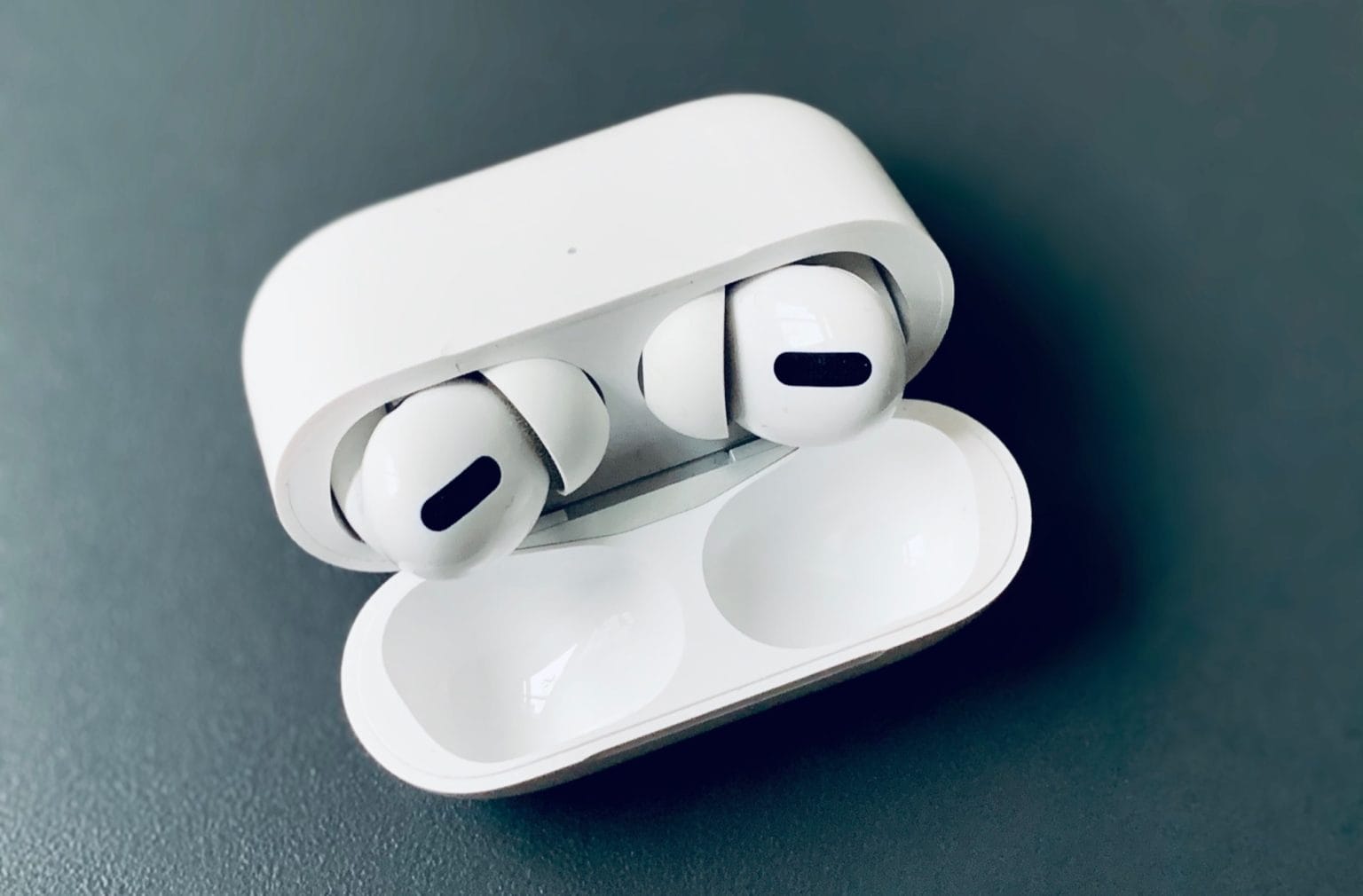 They AirPods Pro fit in their case like nothing ever happened.