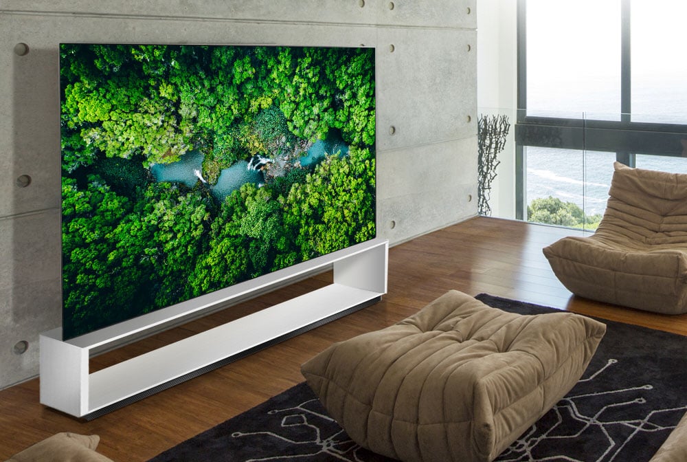LG's 88-inch 8K, OLED smart tv