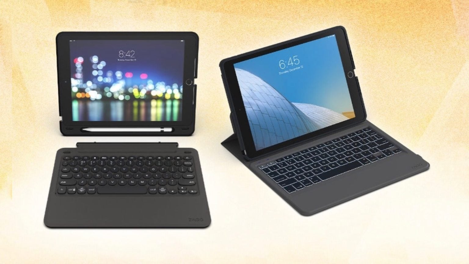 Zagg Slim Book Go and Zagg Rugged Messenger for 10.2-inch iPad