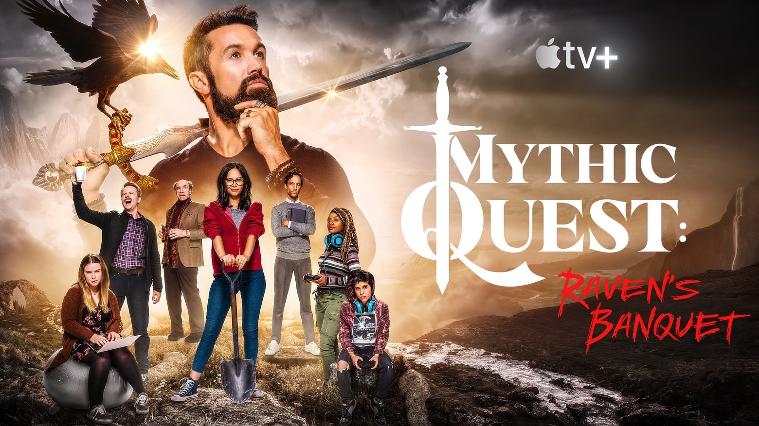 All 9 episodes of Mythic Quest: Raven's Banquet are live on Apple TV+