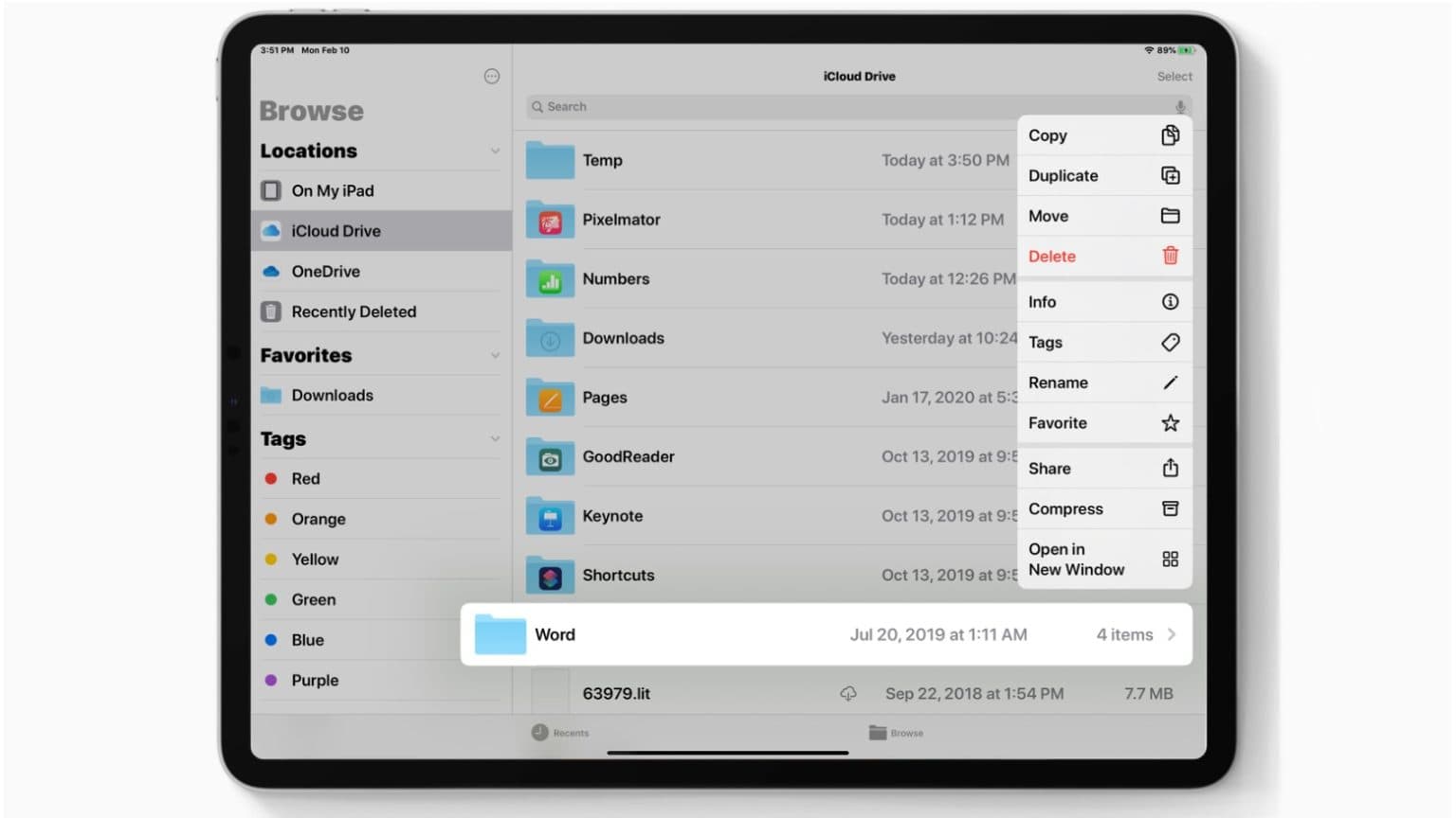 iCloud folder sharing is in iPadOS 13.4 and iOS 13.4
