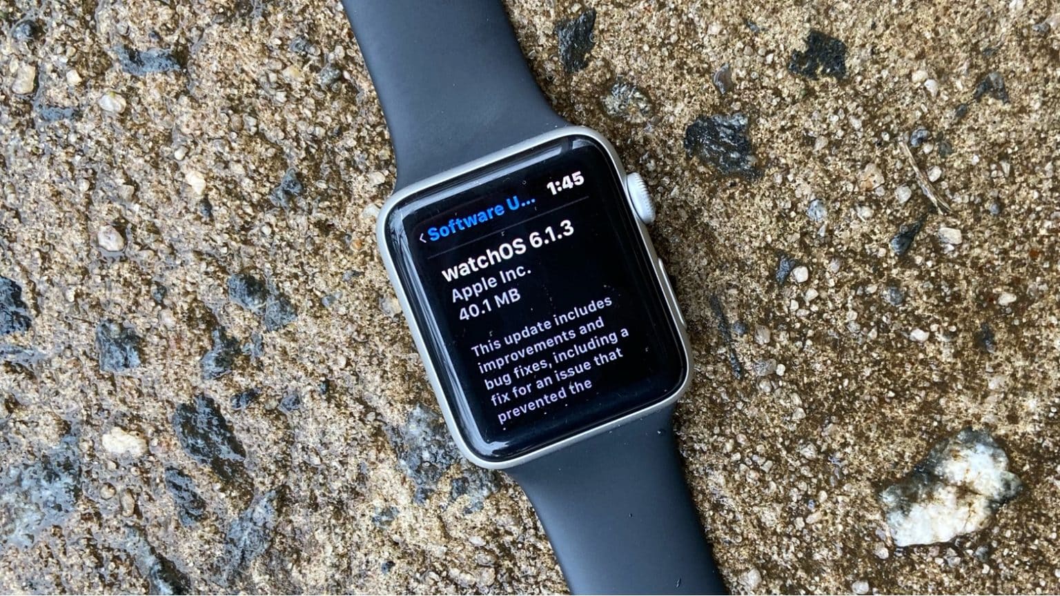 watchOS 6.1.3 update is available now