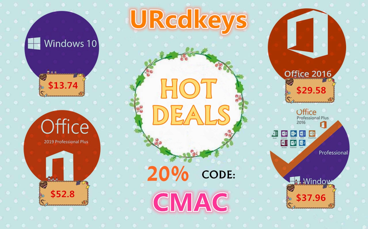 Cult of Mac readers can get 20% off Windows 10 and Microsoft Office upgrades from URcdkeys.