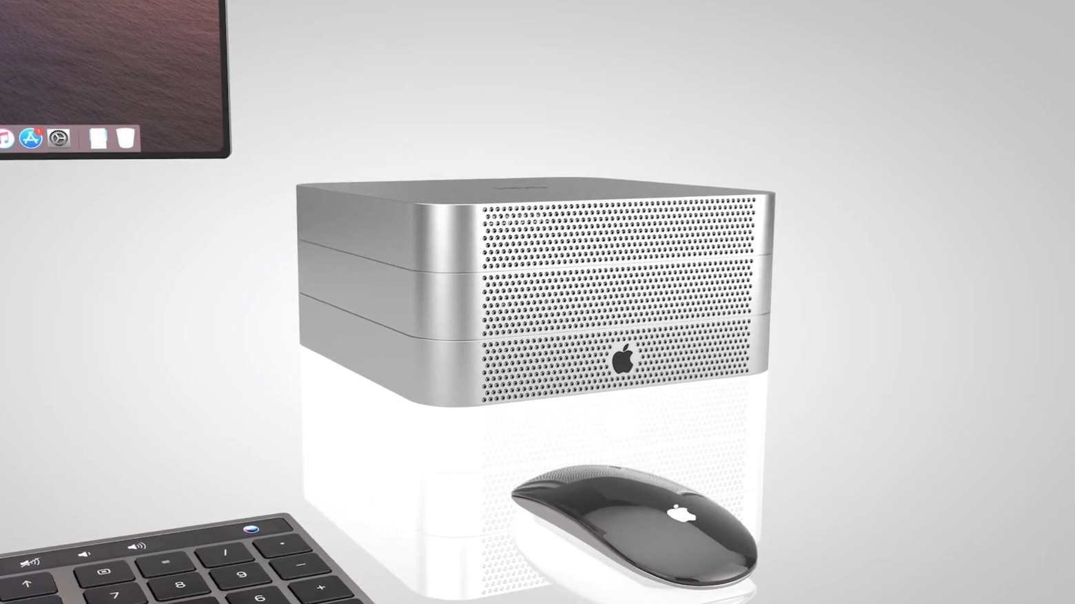This Mac mini Pro concept is very modular.