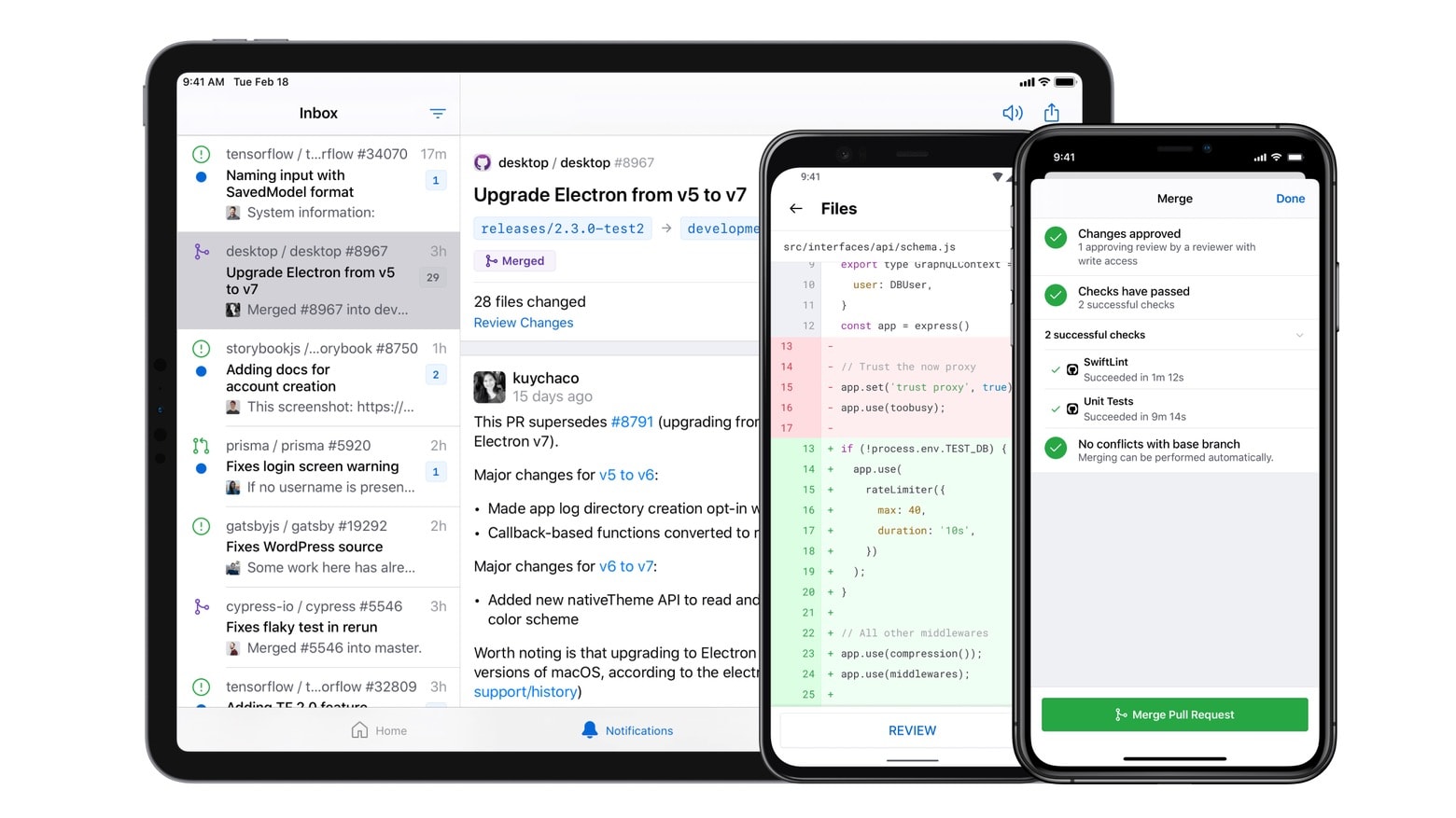 GitHub for mobile launches for iOS and Android