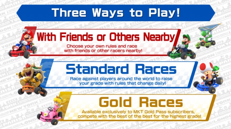 Multiplayer mode for Mario Kart